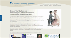 Desktop Screenshot of customlearning.com
